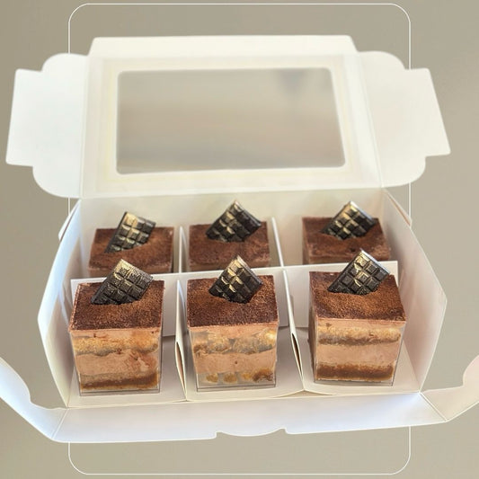 Classic Tiramisu / Chocolate Tiramisu Cups - Teatime Set
